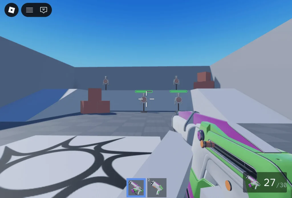 FPS Systemゲームプレイ画面