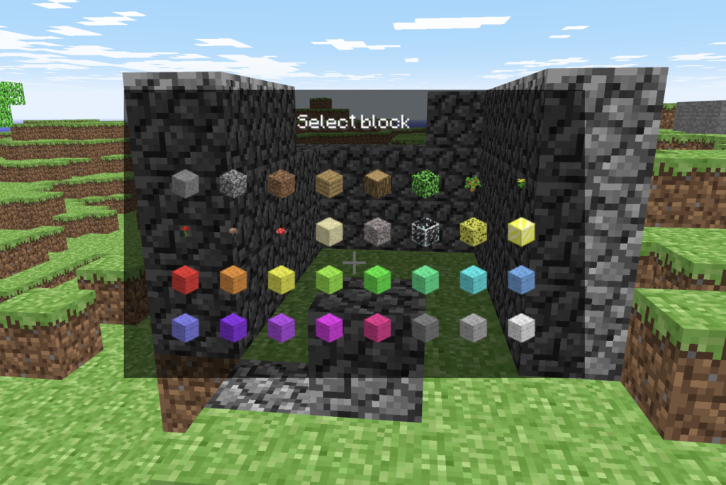 マイクラクラシック　ブロックの種類