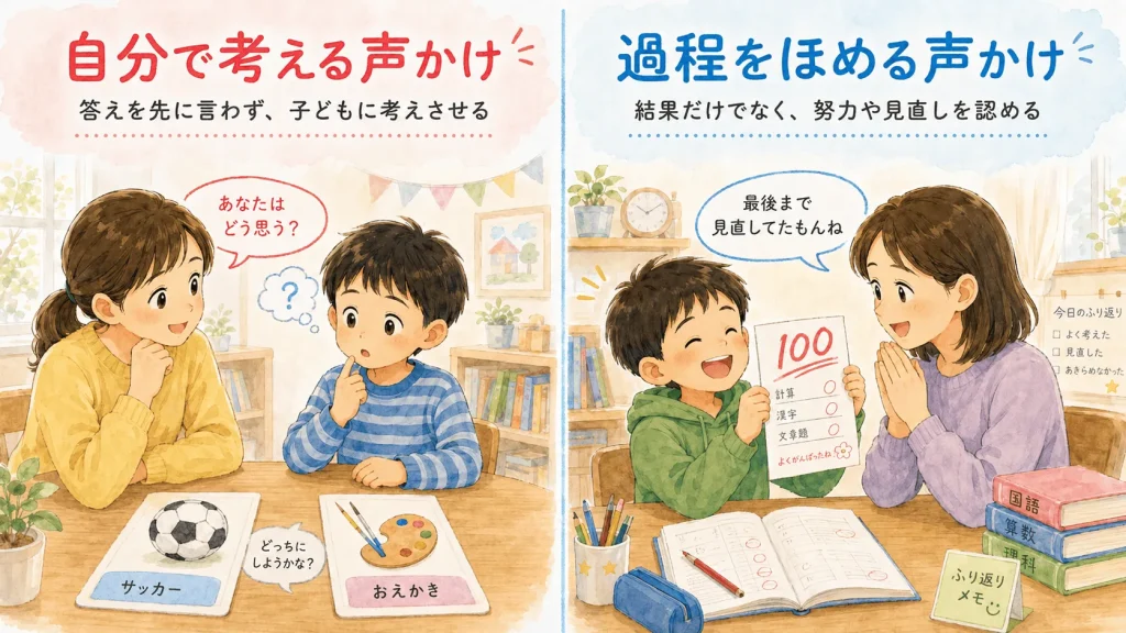 保護者の声掛け