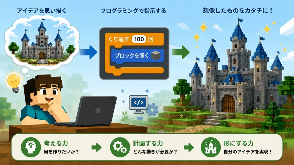 想像したものを形にする力