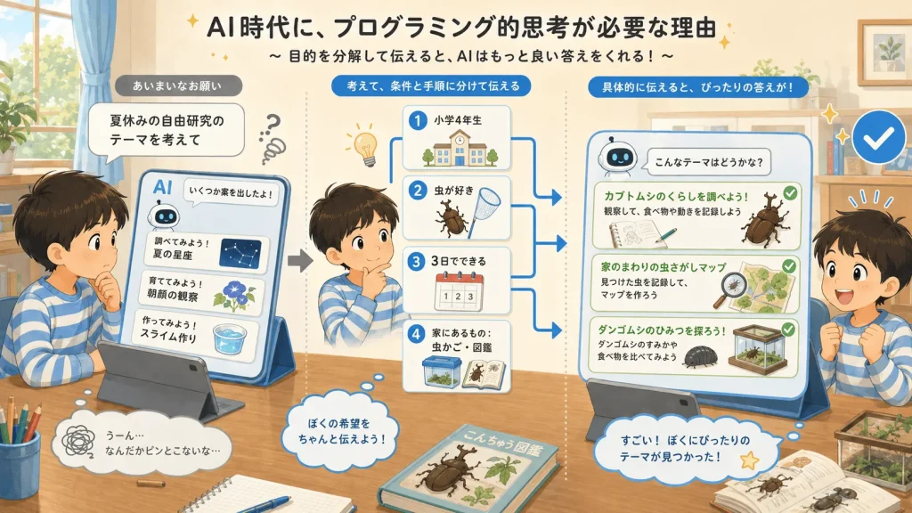 AI時代のプログラミング的思考の重要性