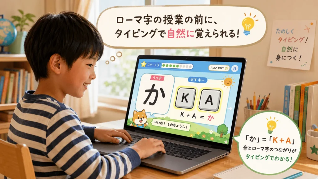 子ども向けのタイピング練習サイト例