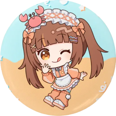 かにぱん 缶バッジ